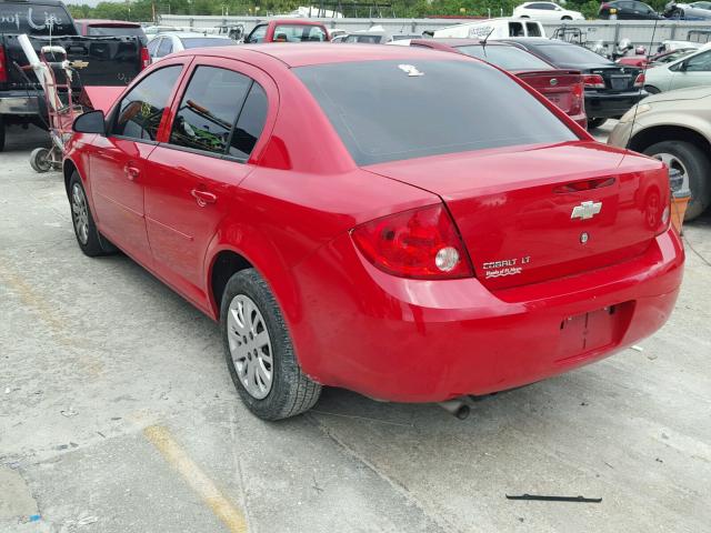 1G1AD5F51A7158258 - 2010 CHEVROLET COBALT 1LT RED photo 3