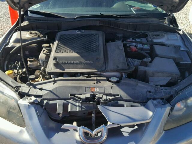 JM1GG12L371110486 - 2007 MAZDA SPEED 6 SILVER photo 7