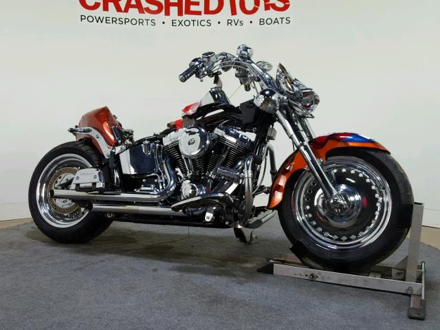 1HD1BX519AB011348 - 2010 HARLEY-DAVIDSON FLSTF ORANGE photo 2