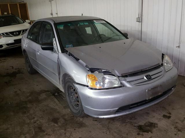 1HGES15583L031138 - 2003 HONDA CIVIC LX SILVER photo 1