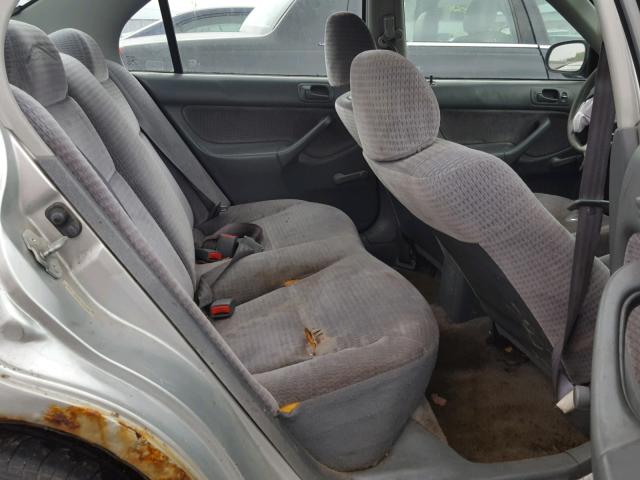 2HGEJ6612XH510296 - 1999 HONDA CIVIC BASE GRAY photo 6