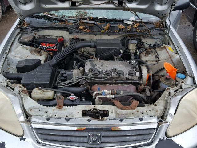 2HGEJ6612XH510296 - 1999 HONDA CIVIC BASE GRAY photo 7