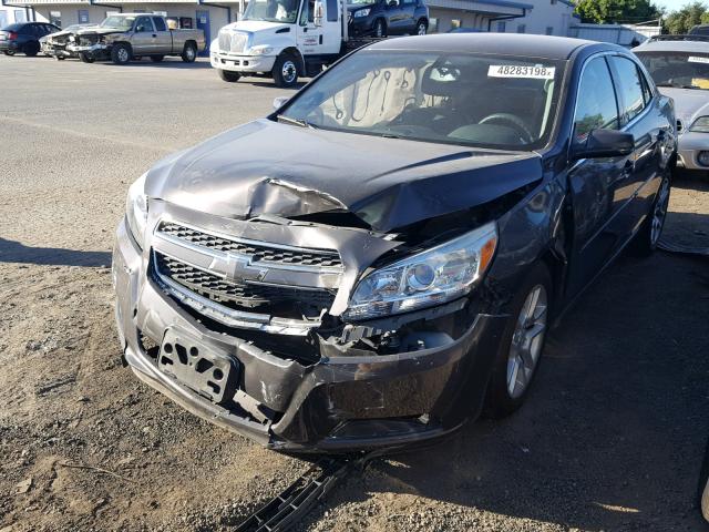 1G11C5SA5DF181431 - 2013 CHEVROLET MALIBU 1LT GRAY photo 2
