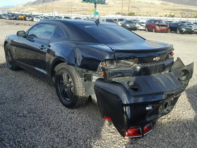 2G1FA1E35D9138945 - 2013 CHEVROLET CAMARO LS BLACK photo 3