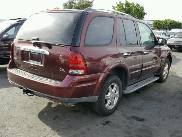 5GADS13S262172107 - 2006 BUICK RAINIER CX BURGUNDY photo 4