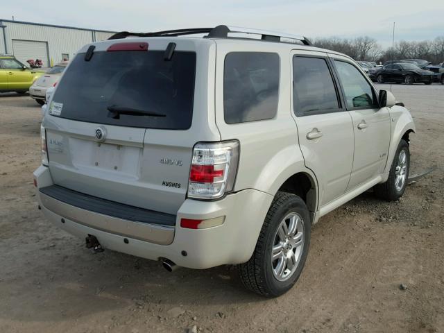 4M2CU97198KJ54057 - 2008 MERCURY MARINER PR SILVER photo 4