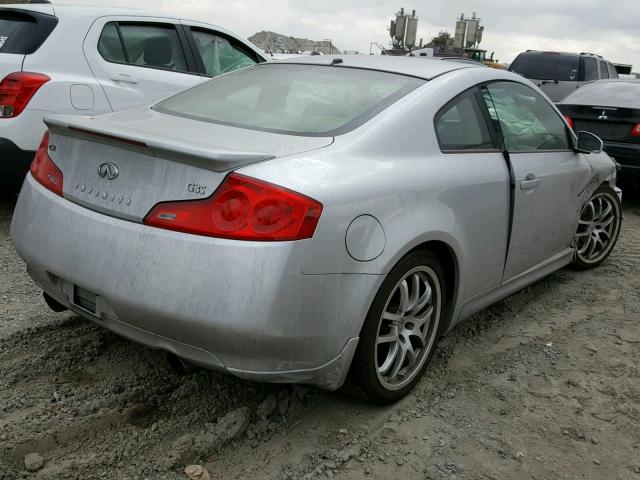 JNKCV54E46M714425 - 2006 INFINITI G35 SILVER photo 4