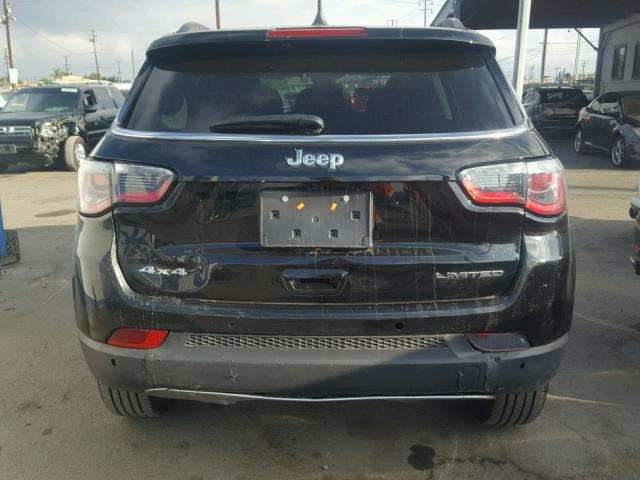 3C4NJDCB0HT666765 - 2017 JEEP COMPASS LI BLACK photo 9