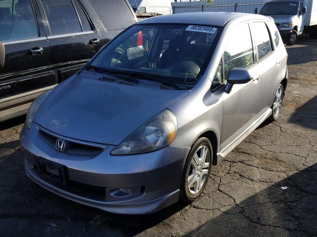 JHMGD38637S040342 - 2007 HONDA FIT S 灰色 照片 2