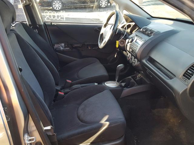 JHMGD38637S040342 - 2007 HONDA FIT S 灰色 照片 5