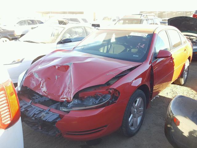 2G1WG5E36C1229516 - 2012 CHEVROLET IMPALA LT RED photo 2