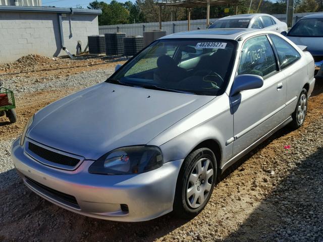 1HGEJ8143YL075368 - 2000 HONDA CIVIC EX 银色 照片 2