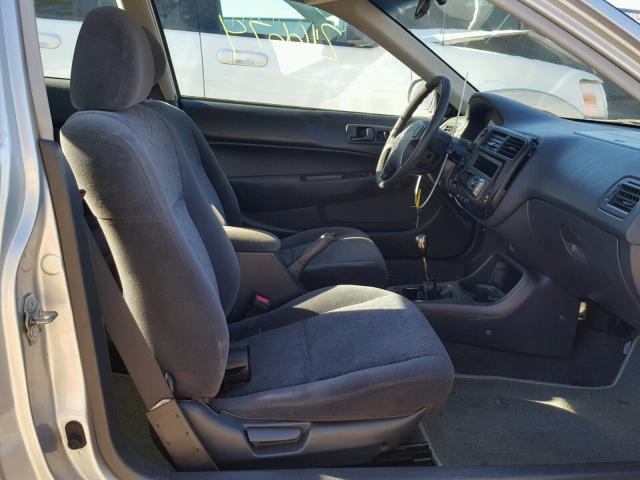 1HGEJ8143YL075368 - 2000 HONDA CIVIC EX 银色 照片 5