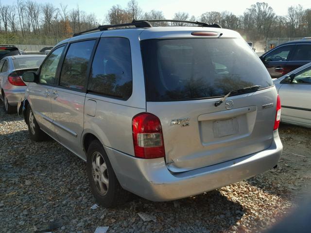 JM3LW28Y010187993 - 2001 MAZDA MPV WAGON SILVER photo 3