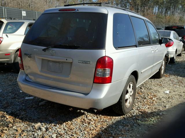 JM3LW28Y010187993 - 2001 MAZDA MPV WAGON SILVER photo 4