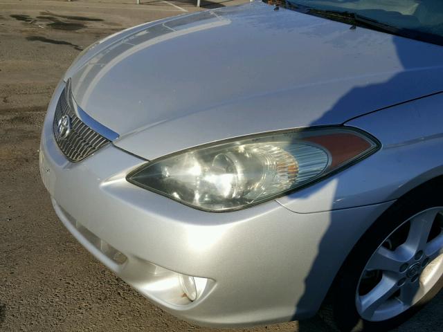 4T1CA30P66U102070 - 2006 TOYOTA CAMRY SOLA SILVER photo 9