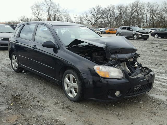 KNAFE161475009540 - 2007 KIA SPECTRA5 S BLACK photo 1