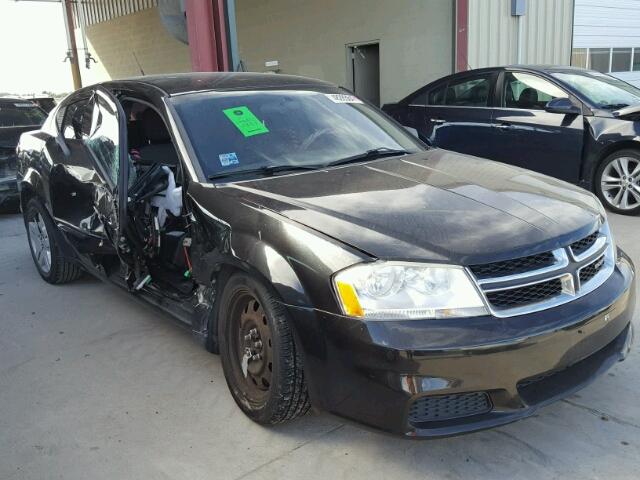 1B3BD4FBXBN516743 - 2011 DODGE AVENGER EX BLACK photo 1