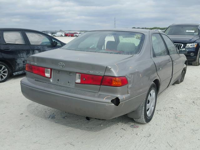 4T1BG22K31U078986 - 2001 TOYOTA CAMRY CE GRAY photo 4