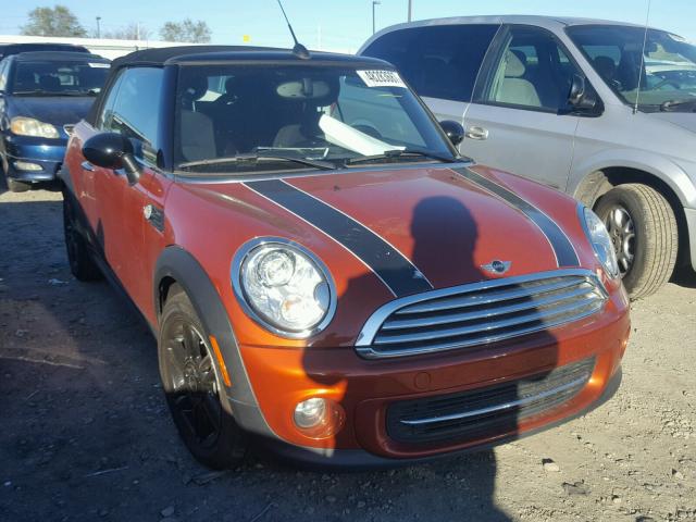 WMWZN3C51DT265934 - 2013 MINI COOPER ORANGE photo 1