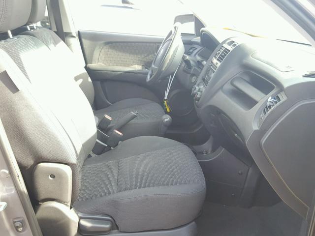 KNDJF724087523498 - 2008 KIA SPORTAGE L GRAY photo 5