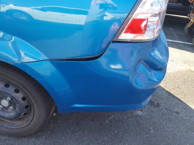 KL1TD56E29B310306 - 2009 CHEVROLET AVEO LS TURQUOISE photo 9