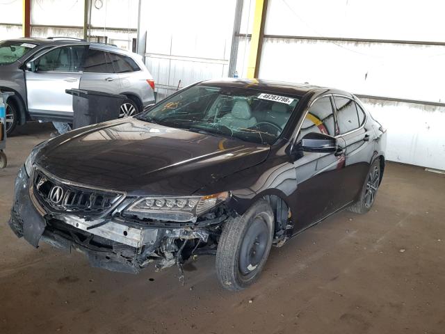 19UUB2F58GA002949 - 2016 ACURA TLX TECH CHARCOAL photo 2