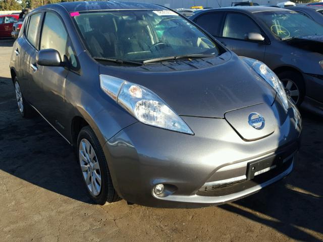 1N4AZ0CP0FC311346 - 2015 NISSAN LEAF S BLACK photo 1