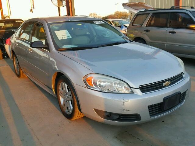 2G1WB5EKXA1246760 - 2010 CHEVROLET IMPALA LT SILVER photo 1