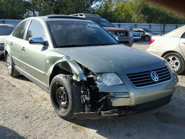 WVWPD63B43E402355 - 2003 VOLKSWAGEN PASSAT GLS GREEN photo 1