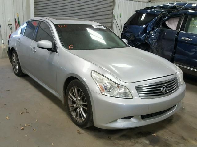 JNKBV61E97M720681 - 2007 INFINITI G35 SILVER photo 1