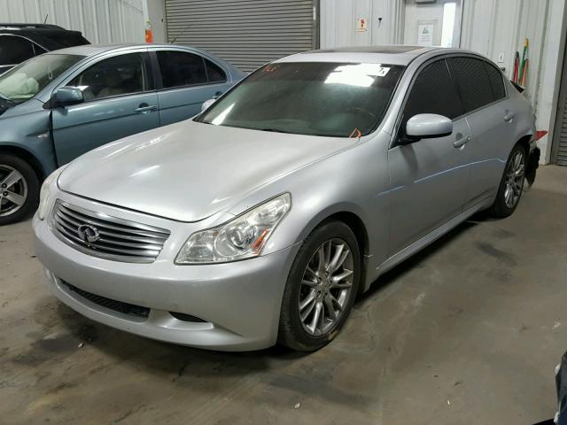 JNKBV61E97M720681 - 2007 INFINITI G35 SILVER photo 2