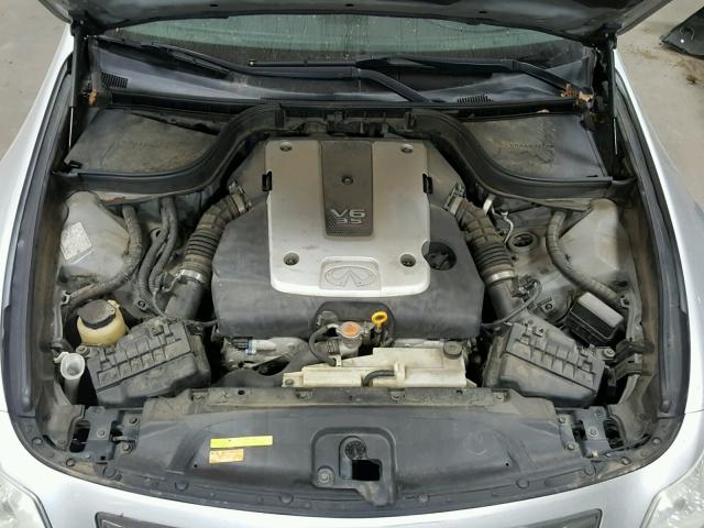 JNKBV61E97M720681 - 2007 INFINITI G35 SILVER photo 7