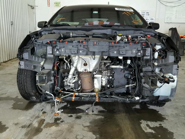 1G11B5SA3DF158619 - 2013 CHEVROLET MALIBU LS 灰色 照片 9