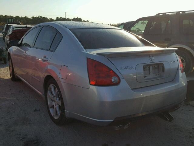 1N4BA41E38C820578 - 2008 NISSAN MAXIMA SE SILVER photo 3