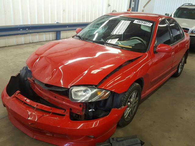 3G1JH52F54S166632 - 2004 CHEVROLET CAVALIER L RED photo 2