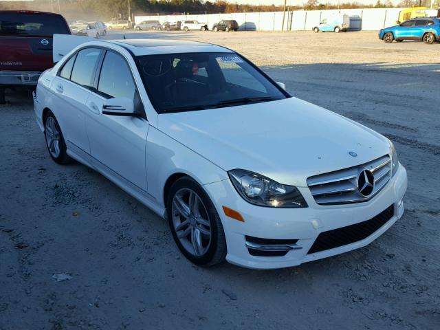 WDDGF4HB5DR267572 - 2013 MERCEDES-BENZ C 250 WHITE photo 1