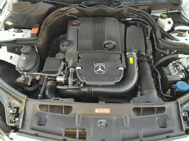 WDDGF4HB5DR267572 - 2013 MERCEDES-BENZ C 250 WHITE photo 7