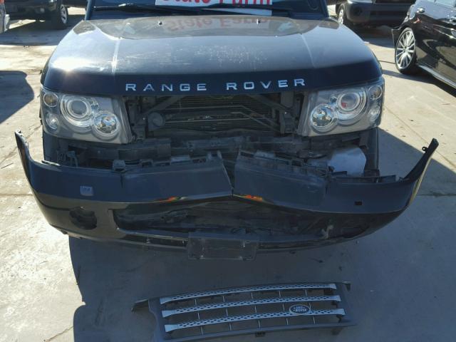 SALSH234X6A965388 - 2006 LAND ROVER RANGE ROVE BLACK photo 9