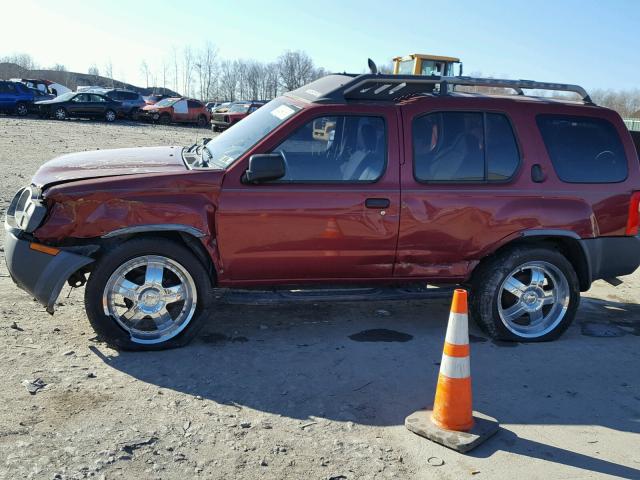 5N1ED28T84C623502 - 2004 NISSAN XTERRA XE BURGUNDY photo 9