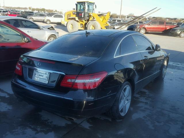 WDDKJ5KB7CF164886 - 2012 MERCEDES-BENZ E 350 BLACK photo 4