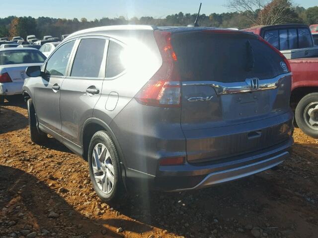 2HKRM3H7XFH501746 - 2015 HONDA CR-V EXL SILVER photo 3