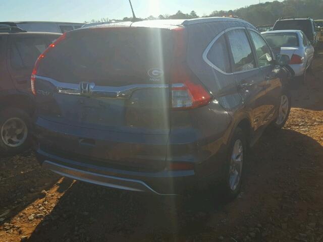 2HKRM3H7XFH501746 - 2015 HONDA CR-V EXL SILVER photo 4