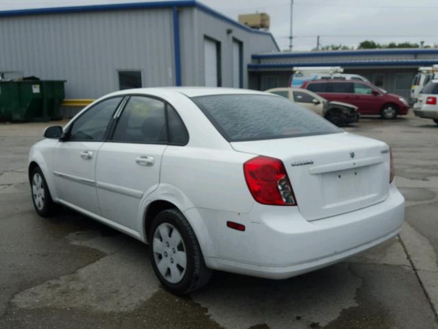 KL5JD56ZX7K619737 - 2007 SUZUKI FORENZA BA WHITE photo 3