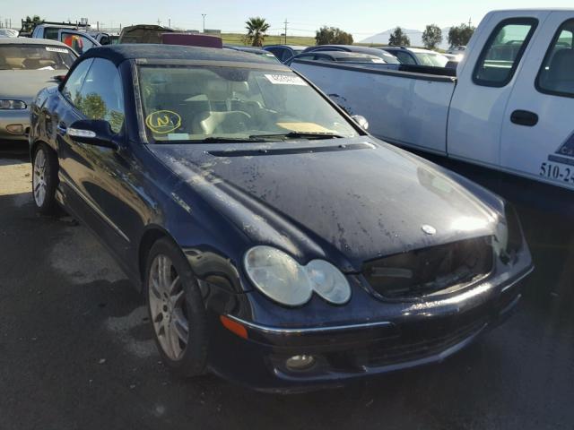 WDBTK56F79T102597 - 2009 MERCEDES-BENZ CLK 350 BLUE photo 1