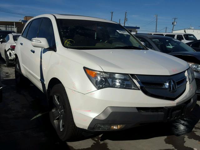 2HNYD28828H513393 - 2008 ACURA MDX SPORT WHITE photo 1