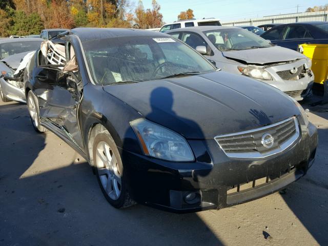 1N4BA41E88C806224 - 2008 NISSAN MAXIMA SE BLACK photo 1