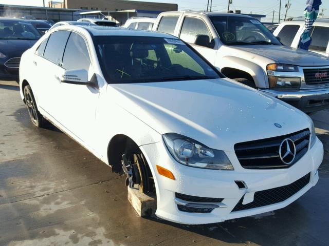 WDDGF8AB2DR278188 - 2013 MERCEDES-BENZ C 300 4MAT WHITE photo 1