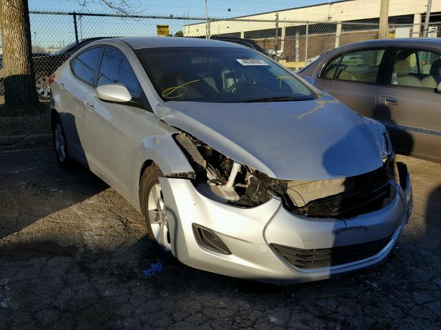 5NPDH4AE1DH385749 - 2013 HYUNDAI ELANTRA GL SILVER photo 1