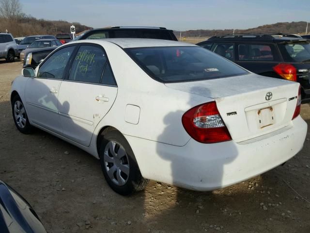 4T1BE32K74U359267 - 2004 TOYOTA CAMRY LE WHITE photo 3